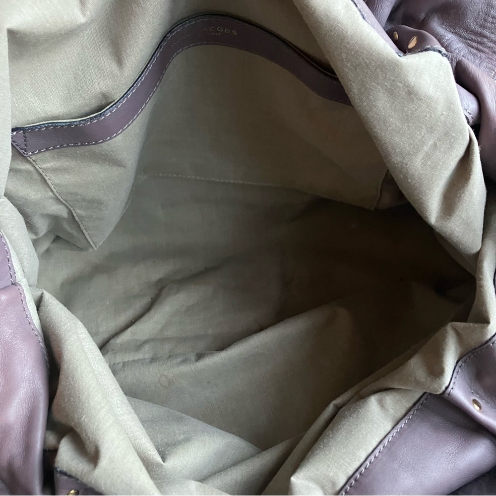 MARC JACOBS “Mercer” Leather Satchel Shoulder Bag Lavender - Picture 10 of 11